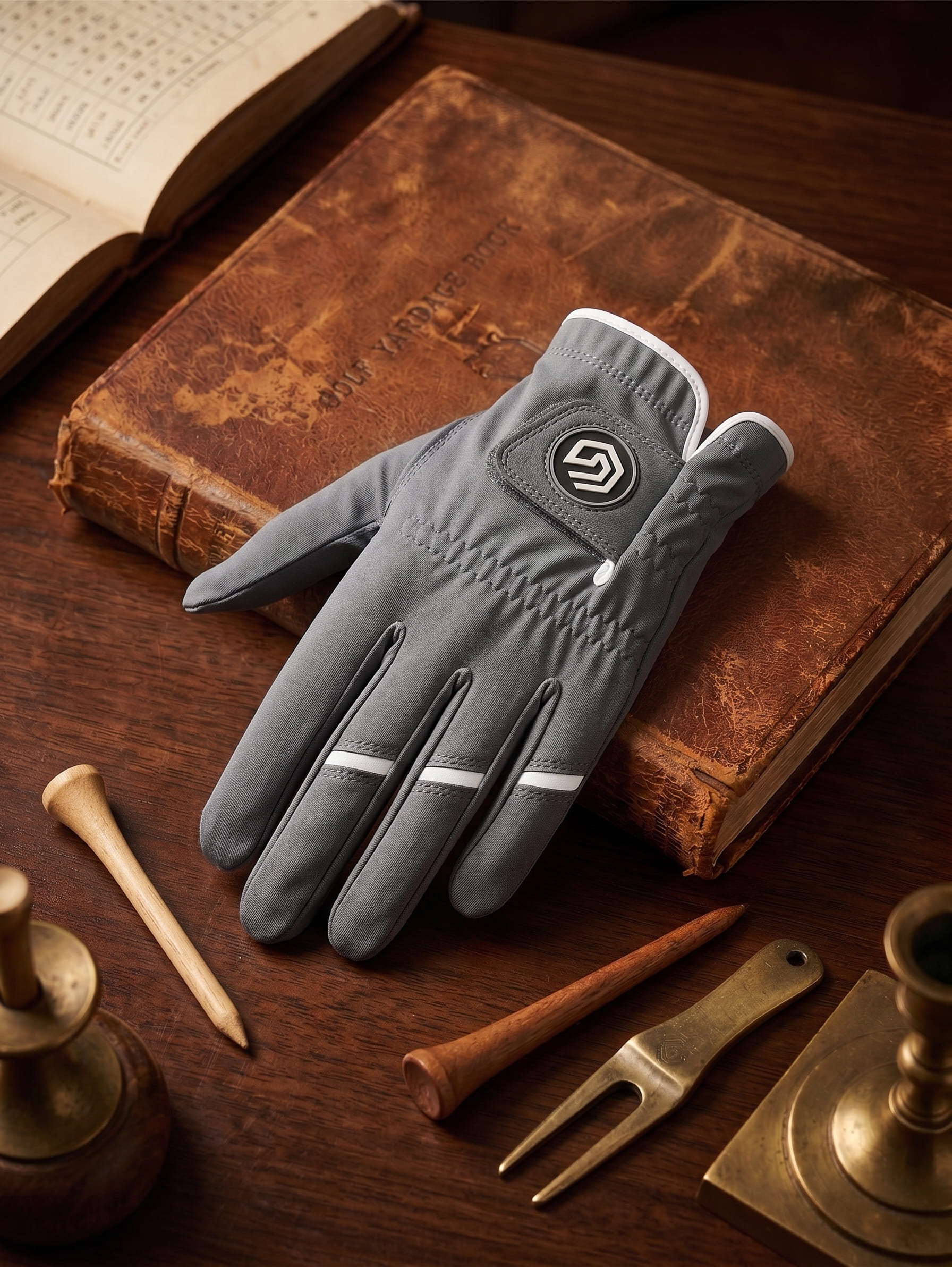 Good Game Golf Rain Glove Grey